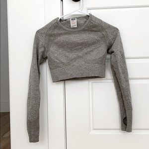 Gymshark cropped long sleeve